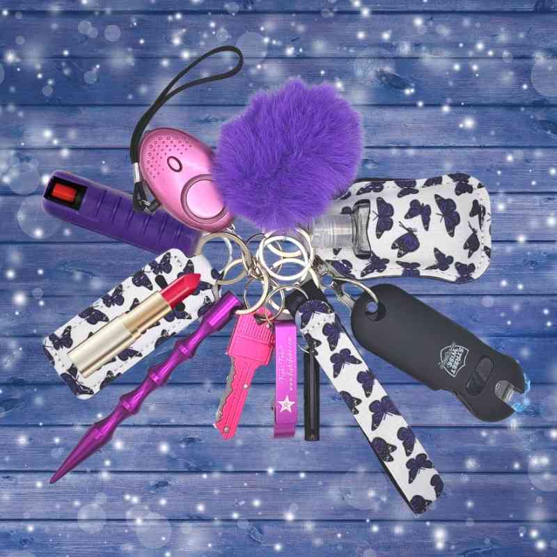 Fight Fobs® Butterfly Self Defense Key Chain Set Self-Defense Keychains - Tophatter Daily Deals
