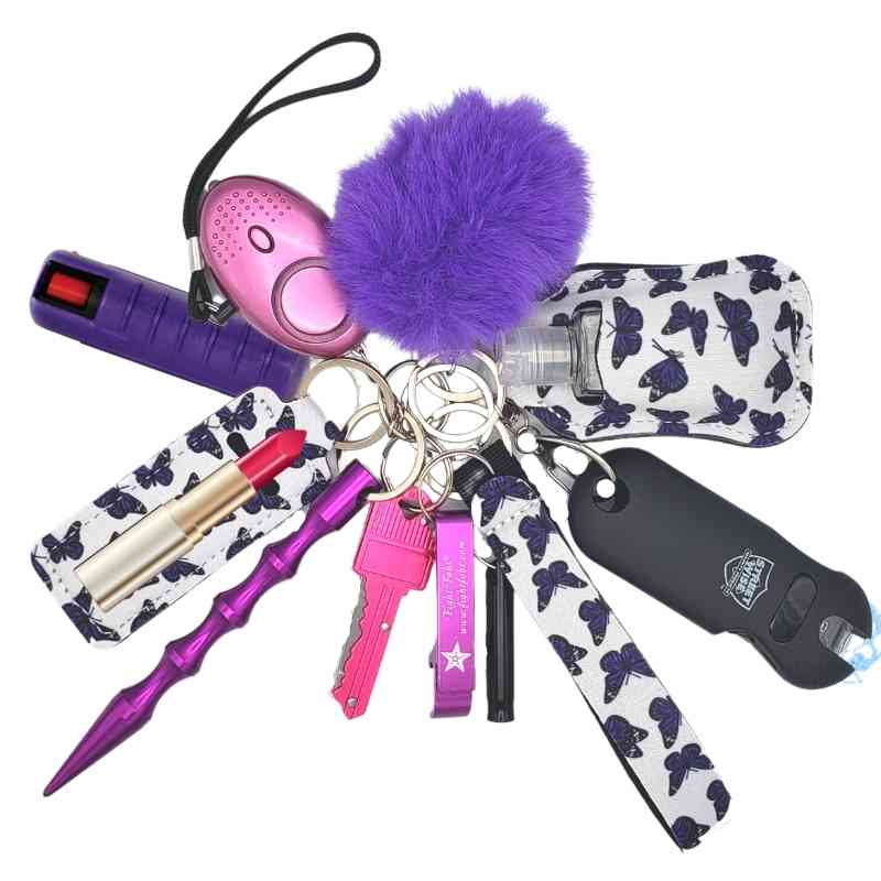 Fight Fobs® Butterfly Self Defense Key Chain Set Self-Defense Keychains - Tophatter Daily Deals