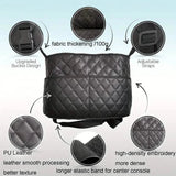 Stylish PU Leather Handbag Car-Mounted Storage Bag Automotive - Tophatter Daily Deals