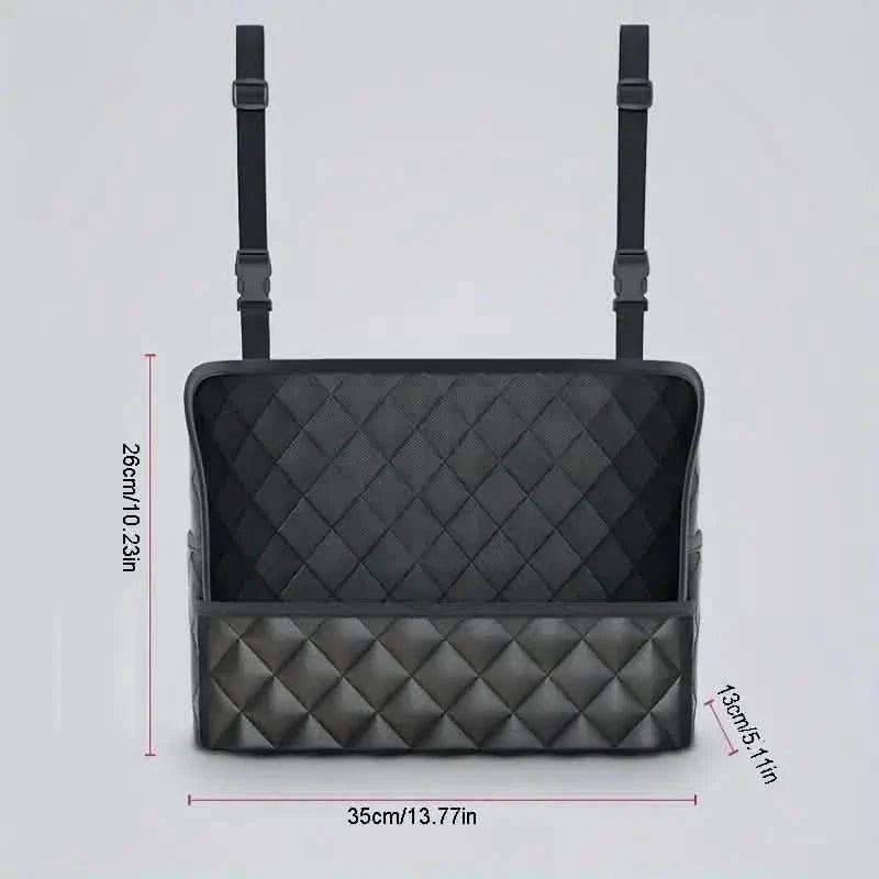 Stylish PU Leather Handbag Car-Mounted Storage Bag Automotive - Tophatter Daily Deals