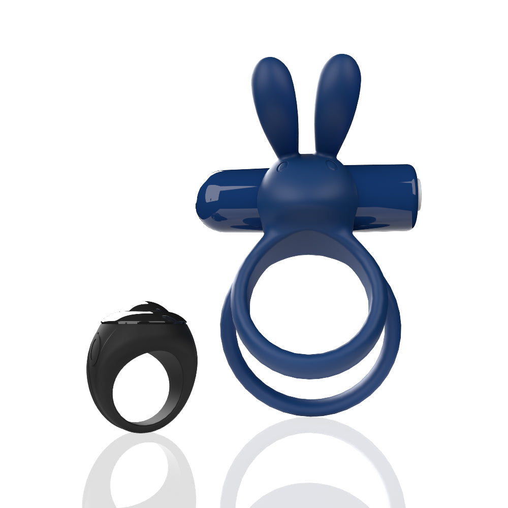 Ohare XL (Blue) – Remote-Controlled Rechargeable Waterproof Wearable Rabbit Vibrator > Sex Toys > Couples Toys - Tophatter Daily Deals