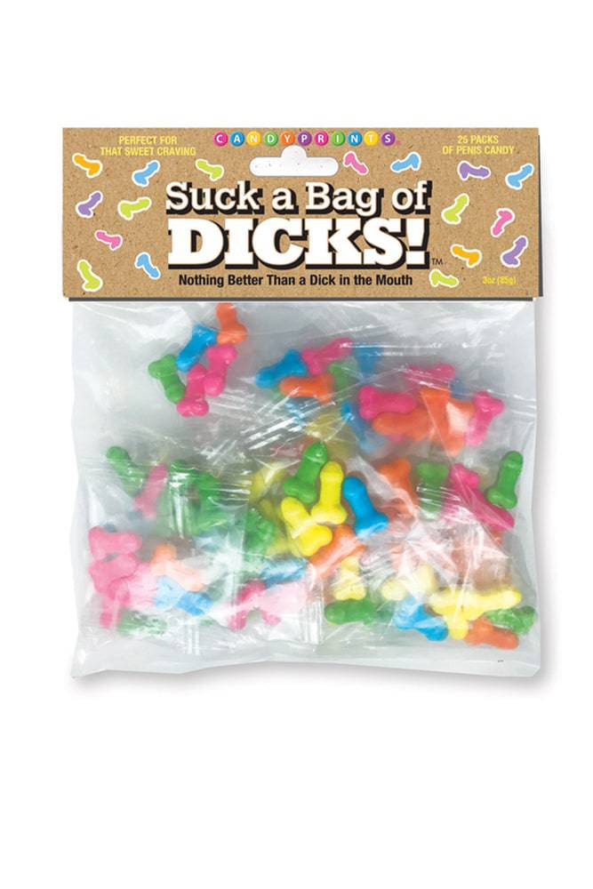 Little Genie - Candyprints - Suck a Bag of Dicks Candies - 25 mini packs - Tophatter Daily Deals