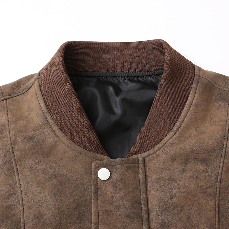 Men Suede Coats Moto Autumn Waterproof Soft Shell Coats Men Jackets - Tophatter Daily Deals
