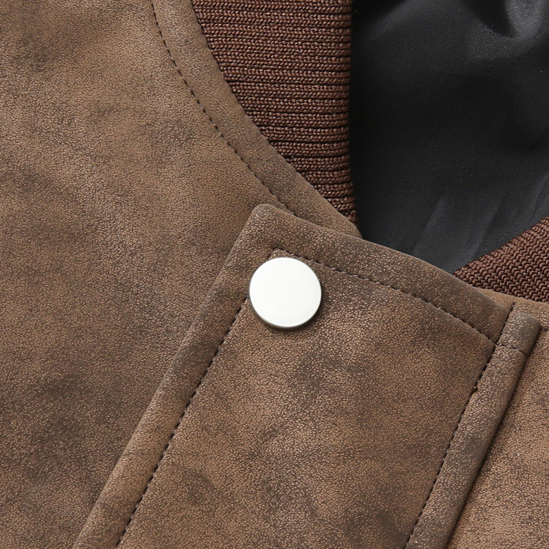Men Suede Coats Moto Autumn Waterproof Soft Shell Coats Men Jackets - Tophatter Daily Deals