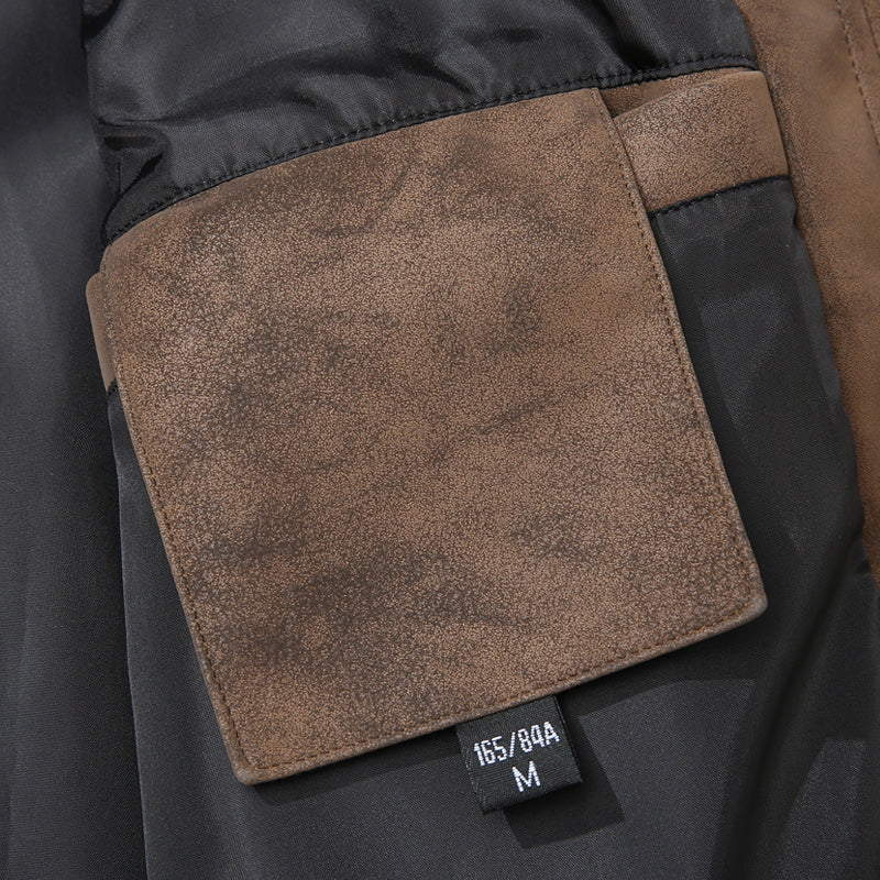 Men Suede Coats Moto Autumn Waterproof Soft Shell Coats Men Jackets - Tophatter Daily Deals