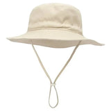 Summer Baby Anti UV Bucket Cap Beige Kids' & Baby Clothing - Tophatter Daily Deals