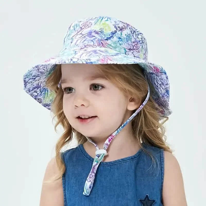 Summer Baby Anti UV Bucket Cap Kids' & Baby Clothing - Tophatter Daily Deals