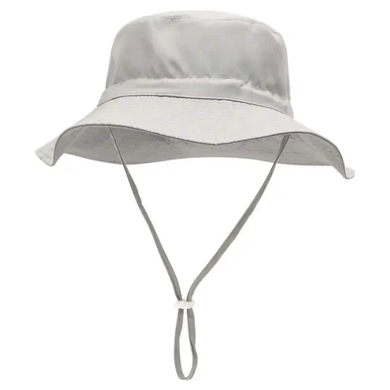 Summer Baby Anti UV Bucket Cap Gray Kids' & Baby Clothing - Tophatter Daily Deals