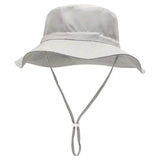 Summer Baby Anti UV Bucket Cap Gray Kids' & Baby Clothing - Tophatter Daily Deals