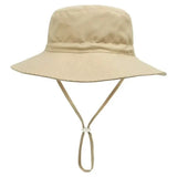 Summer Baby Anti UV Bucket Cap Khaki Kids' & Baby Clothing - Tophatter Daily Deals