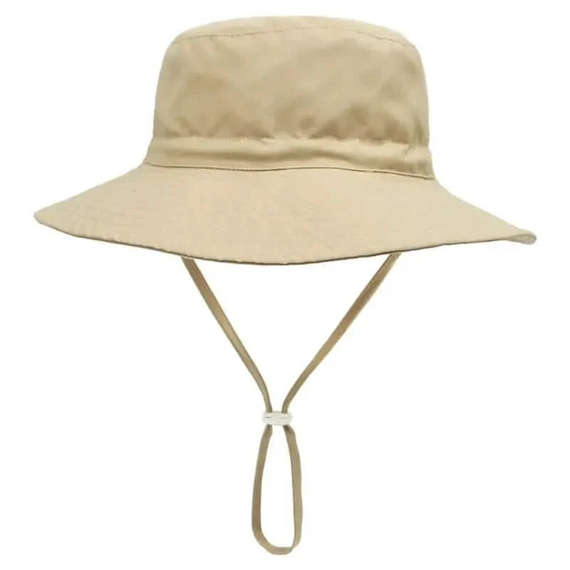 Summer Baby Anti UV Bucket Cap Khaki Kids' & Baby Clothing - Tophatter Daily Deals