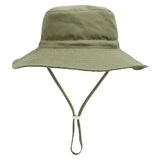 Summer Baby Anti UV Bucket Cap Military Green Kids' & Baby Clothing - Tophatter Daily Deals