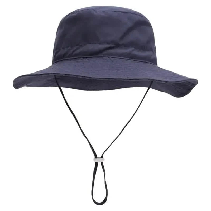 Summer Baby Anti UV Bucket Cap Navy Blue Kids' & Baby Clothing - Tophatter Daily Deals