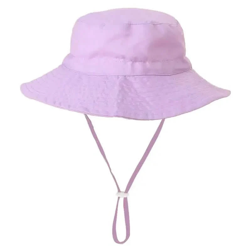 Summer Baby Anti UV Bucket Cap Purple Kids' & Baby Clothing - Tophatter Daily Deals