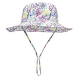 Summer Baby Anti UV Bucket Cap Purple Flower Kids' & Baby Clothing - Tophatter Daily Deals