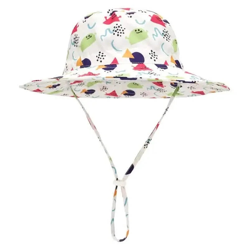 Summer Baby Anti UV Bucket Cap Red Triangle Kids' & Baby Clothing - Tophatter Daily Deals