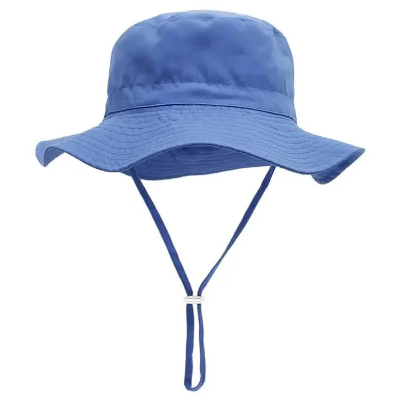 Summer Baby Anti UV Bucket Cap Royal Blue Kids' & Baby Clothing - Tophatter Daily Deals