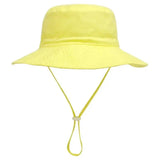 Summer Baby Anti UV Bucket Cap Yellow Kids' & Baby Clothing - Tophatter Daily Deals