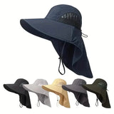 Summer Beach Neck Sunscreen Hat Outdoor Recreation - Tophatter Daily Deals