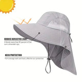 Summer Beach Neck Sunscreen Hat Outdoor Recreation - Tophatter Daily Deals