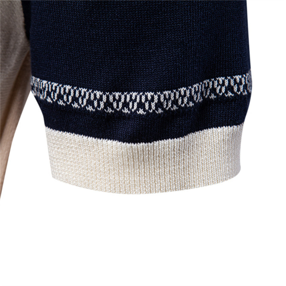 Summer Casual Knit Breathable Striped Blouse Men's Clothing - Tophatter Daily Deals