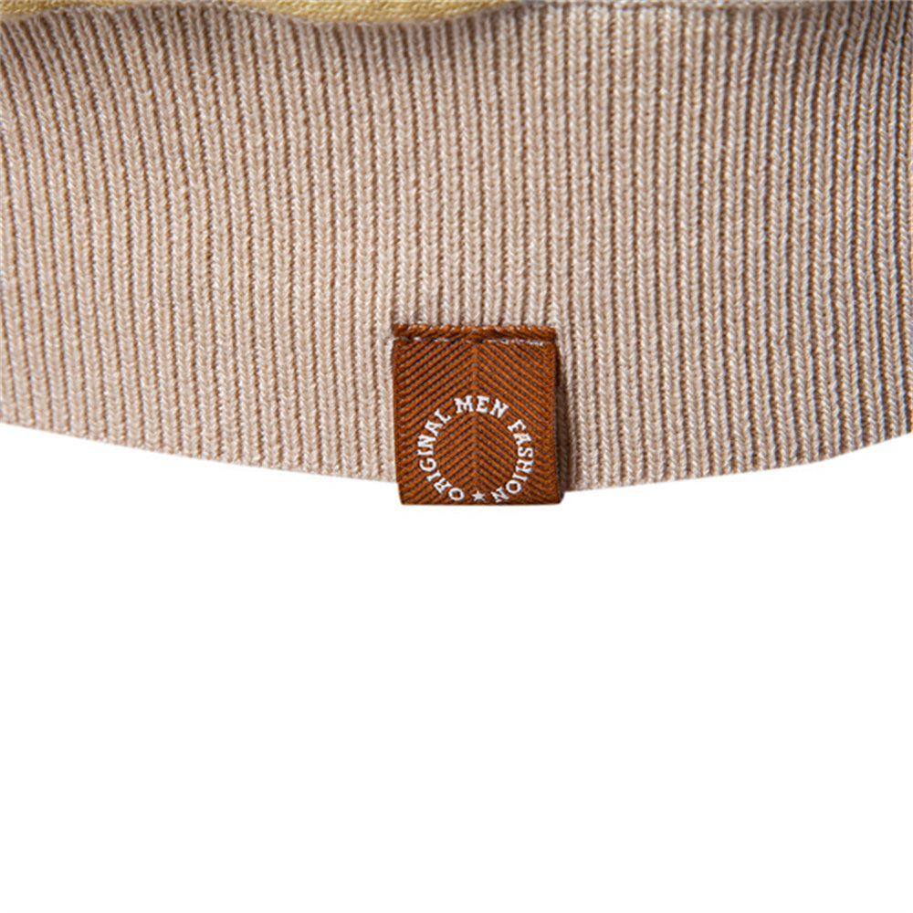 Summer Casual Knit Breathable Striped Blouse Men's Clothing - Tophatter Daily Deals