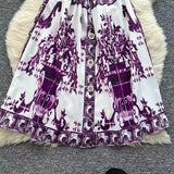 Summer Holiday Purple Flower Mini Dress Mini Dresses - Tophatter Daily Deals