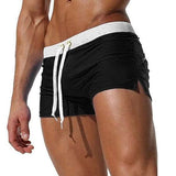 Summer Men Fashion Swimwear Swimming Trunks Black Men's Bottoms - Tophatter Daily Deals