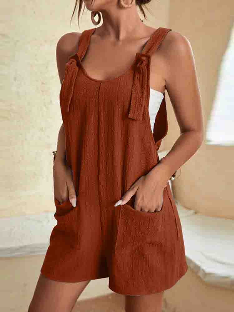 Casual Summer Short Rompers Jumpsuit - Tophatter Daily Deals