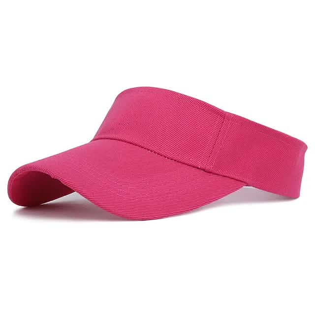 Summer Sun Protection Adjustable Sun Hat Dark Pink Hats - Tophatter Daily Deals