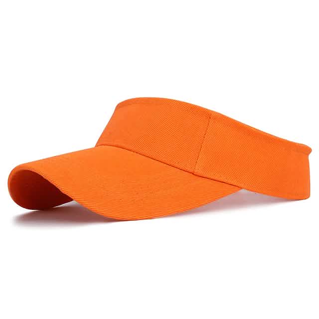 Summer Sun Protection Adjustable Sun Hat Orange Hats - Tophatter Daily Deals