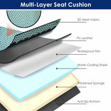 Summer Water Cooling System Seat Cushion with Fans 3 Speeds Automotive - Tophatter Daily Deals