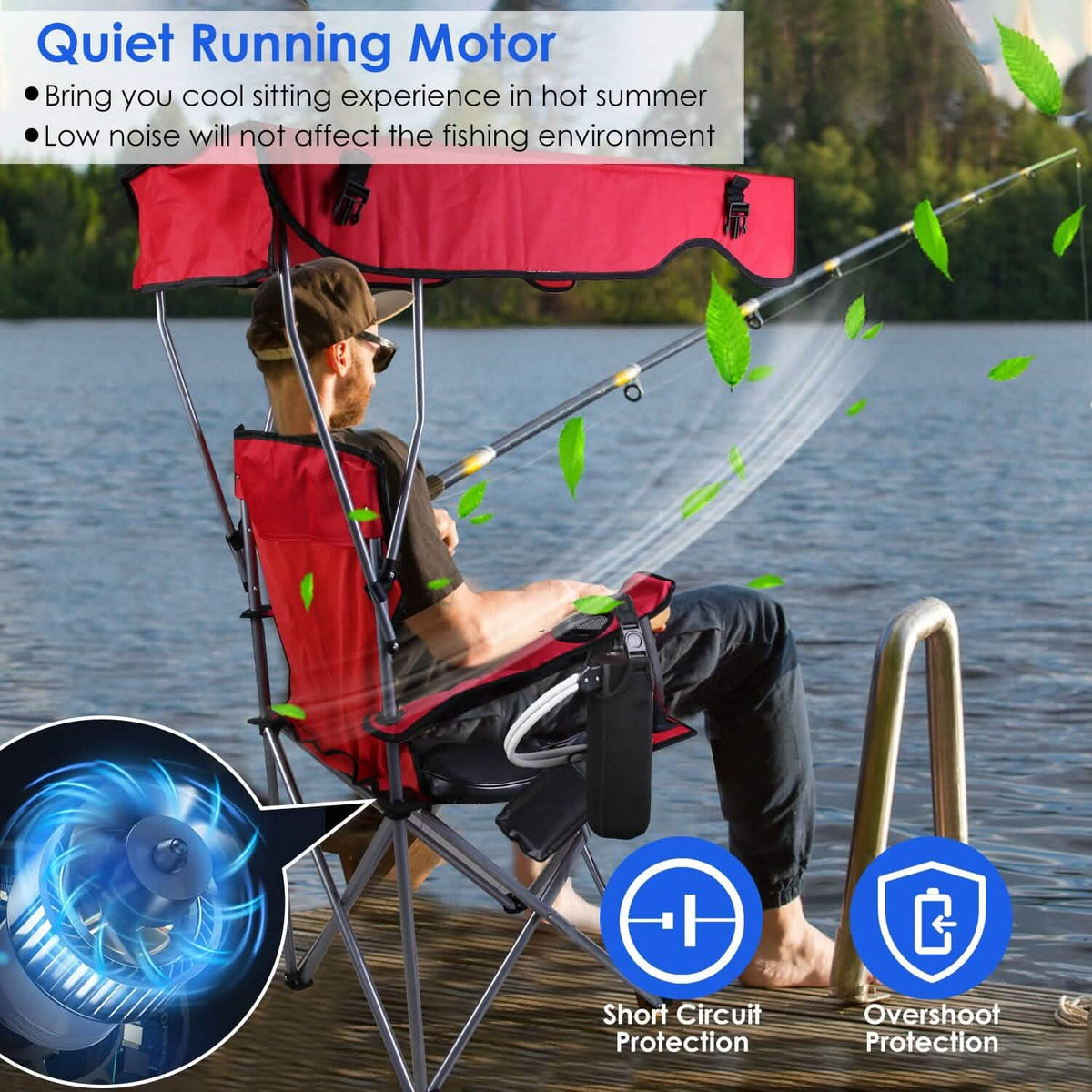 Summer Water Cooling System Seat Cushion with Fans 3 Speeds Automotive - Tophatter Daily Deals
