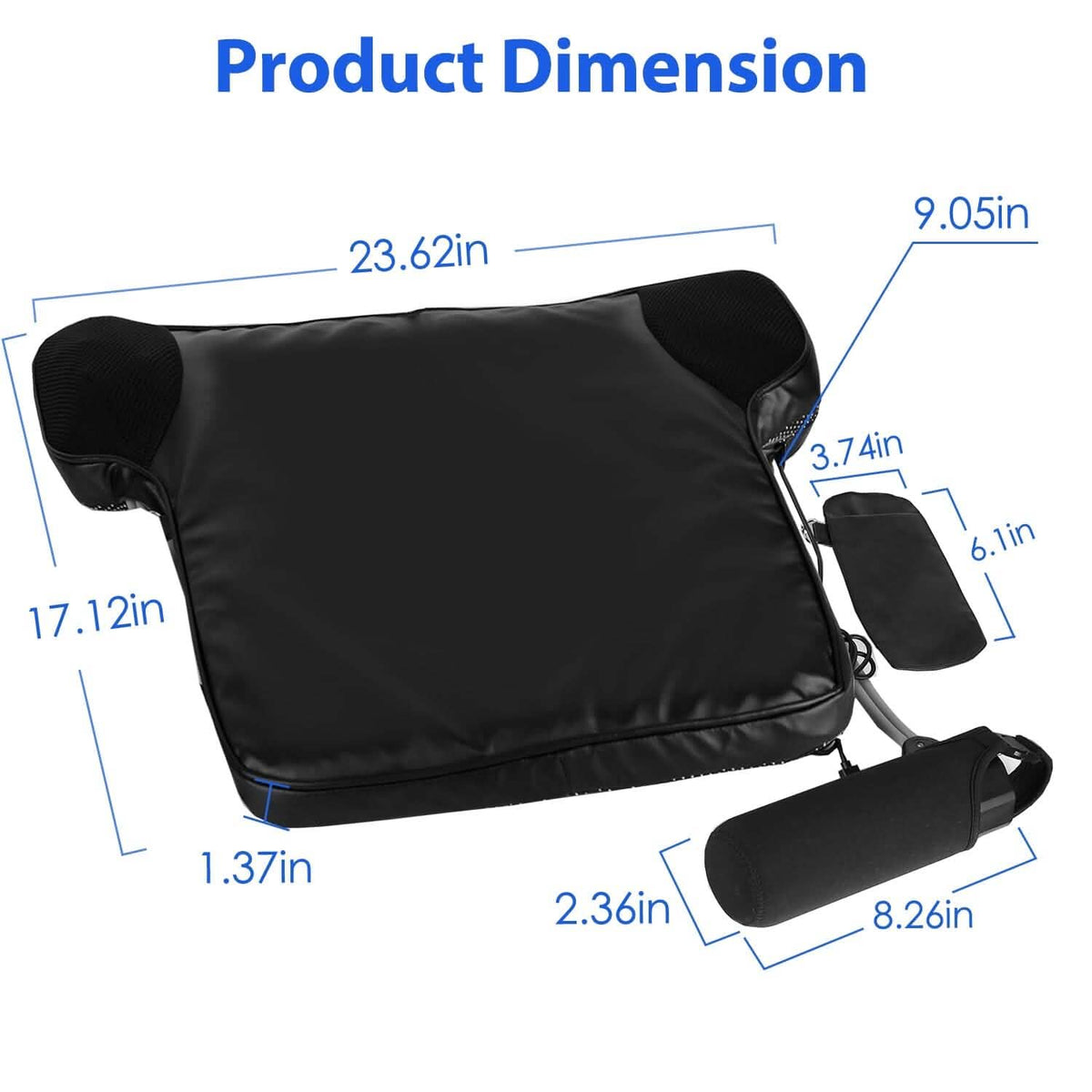 Summer Water Cooling System Seat Cushion with Fans 3 Speeds Automotive - Tophatter Daily Deals