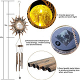Sun Solar Wind Chimes Garden & Patio - Tophatter Daily Deals