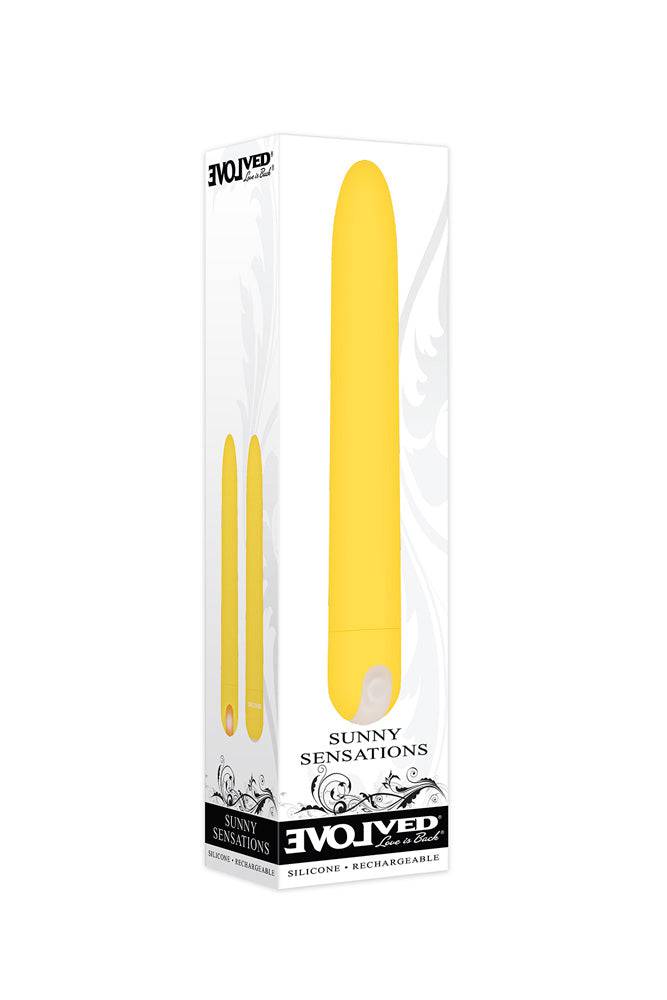 Evolved - Sunny Sensations Vibrator - Yellow Sex Toy - Tophatter Daily Deals