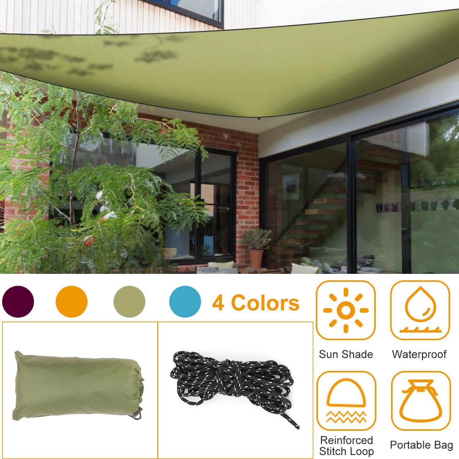 Sunshade Patio Cover Shade Canopy Garden & Patio - Tophatter Daily Deals