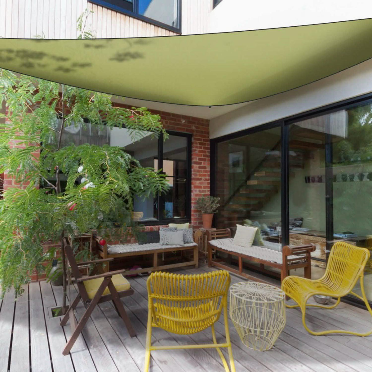 Sunshade Patio Cover Shade Canopy Garden & Patio - Tophatter Daily Deals