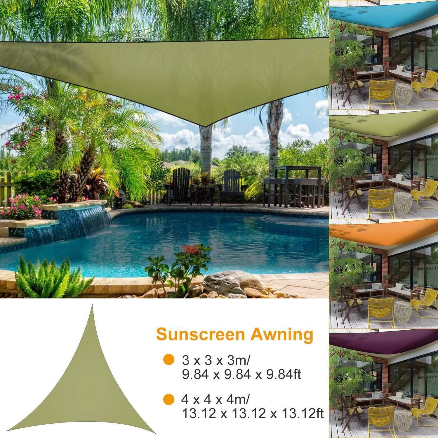 Sunshade Patio Cover Shade Canopy Garden & Patio - Tophatter Daily Deals