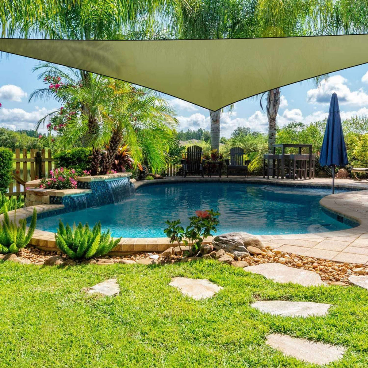 Sunshade Patio Cover Shade Canopy Garden & Patio - Tophatter Daily Deals