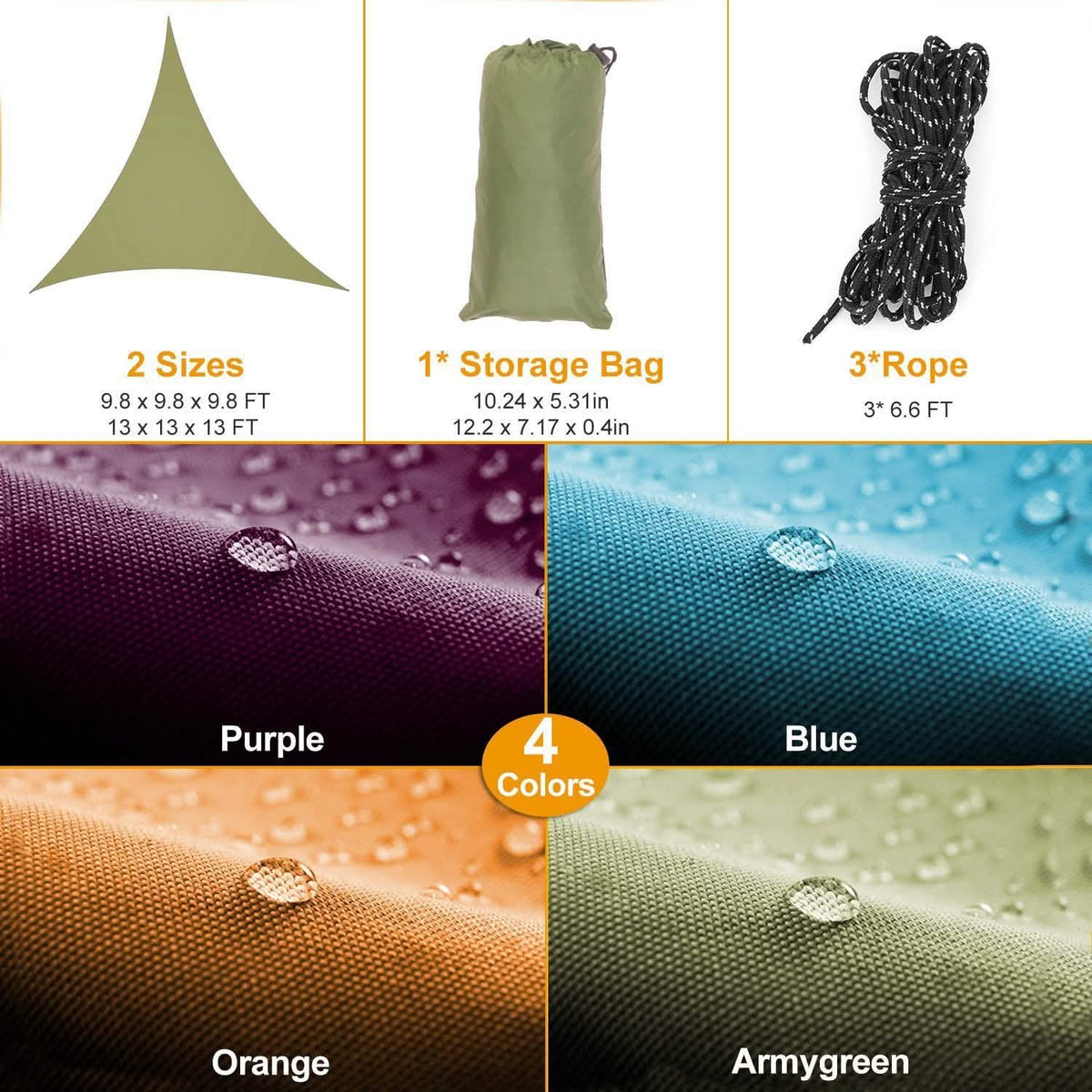 Sunshade Patio Cover Shade Canopy Garden & Patio - Tophatter Daily Deals