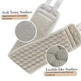 Suntee Exfoliating Back Scrubber and Exfoliating Sponge Pad Bath - Tophatter Daily Deals