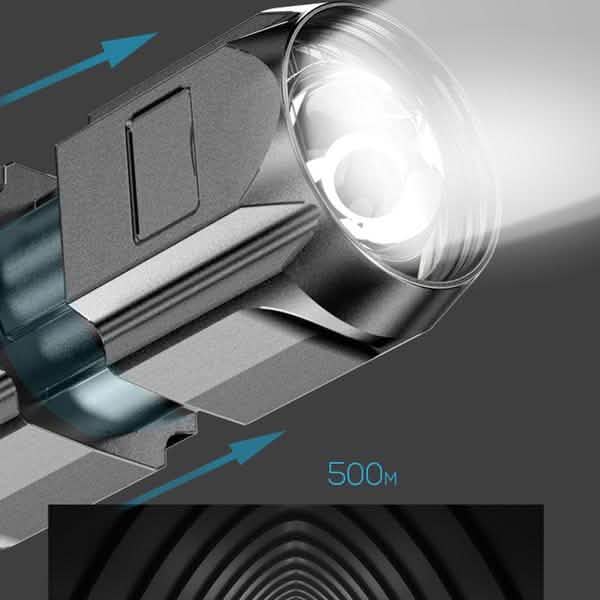 Super Bright ABS Strong Light Focusing Led Flashlight Outdoor Recreation - Tophatter Daily Deals