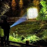 Super Bright ABS Strong Light Focusing Led Flashlight Outdoor Recreation - Tophatter Daily Deals