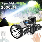 Super Bright USB Charging Headlight Outdoor Recreation - Tophatter Daily Deals