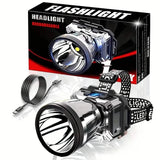 Super Bright USB Charging Headlight Outdoor Recreation - Tophatter Daily Deals