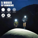 Super Bright USB Charging Headlight Outdoor Recreation - Tophatter Daily Deals
