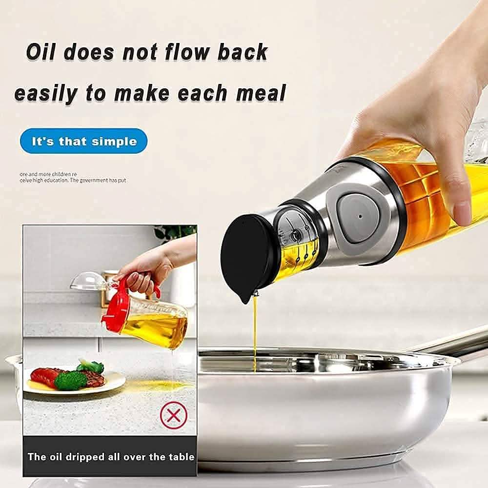 Superior Glass Oil and Vinegar Dispenser Kitchen Tools & Gadgets - Tophatter Daily Deals