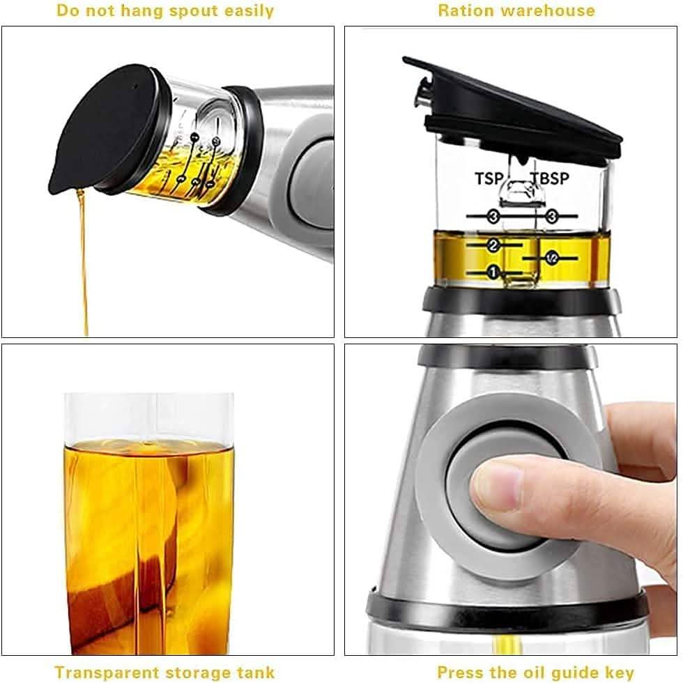 Superior Glass Oil and Vinegar Dispenser Kitchen Tools & Gadgets - Tophatter Daily Deals