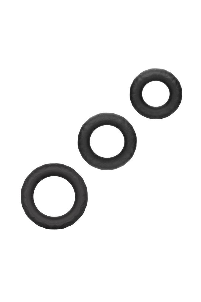 Cal Exotics - Link Up - Ultra-Soft Supreme Cock Ring Set Sex Toy - Tophatter Daily Deals